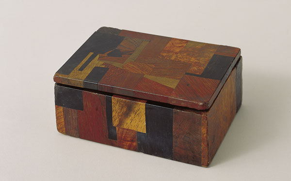 Schwitters's 1920-22 artwork titled Lust Murder Box number 2