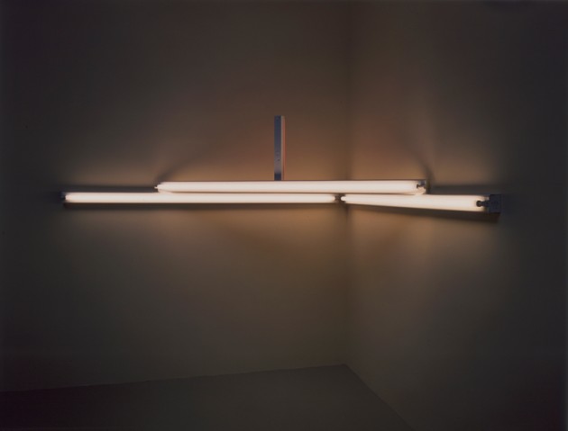 Dan Flavin (American, 1933–1996), "monument" on the survival of Mrs. Reppin, 1966
