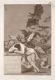 Goya's Caprichos: The Sleep of Reason Produces Monsters (El sueño de la razon produce monstruos)
