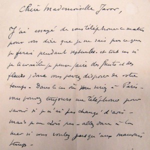 Autograph Letters