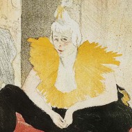 Elles:  The Seated Clowness - Toulouse-Lautrec, Henri de