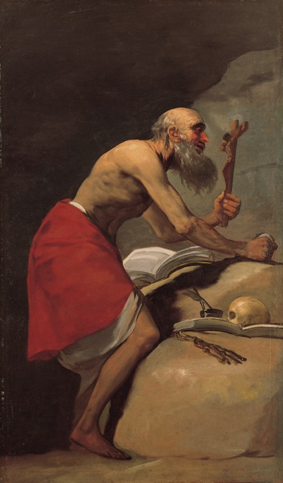 Francisco de Goya y Lucientes's Saint Jerome in Penitence, 1798