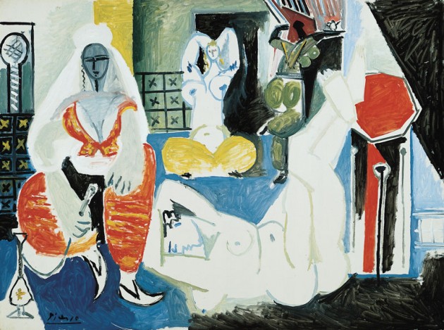 Picasso's 1955 painting of women in a harem