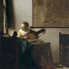 Vermeer's "Woman with a Lute" on Loan from the Metropolitan Museum of Art