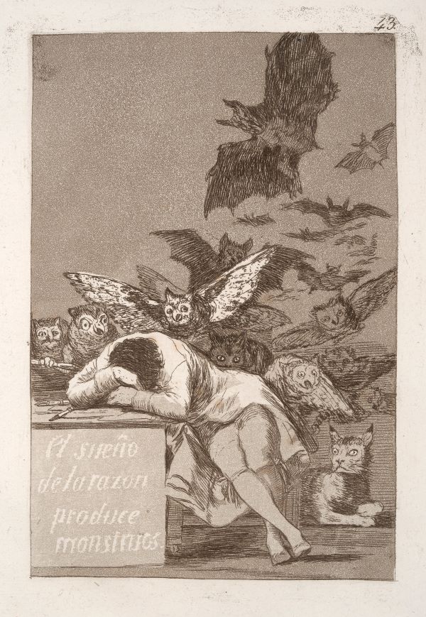 Goya's Caprichos: The Sleep of Reason Produces Monsters 