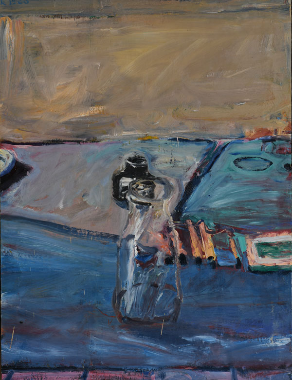 Richard Diebenkorn's 1960 painting Bottles