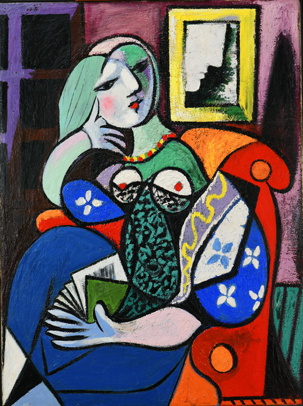 Picasso's 1932 painting Woman with a Book