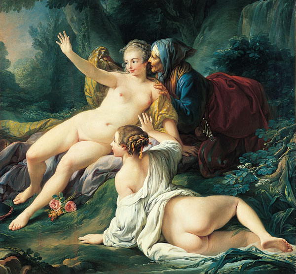 Deshays' oil painting of Jupiter and Semele