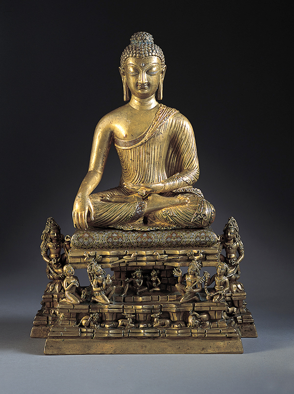 Buddha and Adorants on the Cosmic Mountain