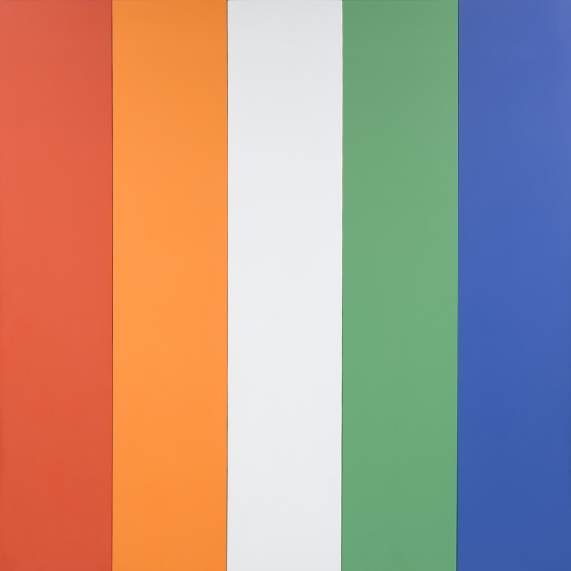 Ellsworth Kelly, Red Orange White Green Blue