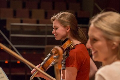 Students from the Colburn School, photo by Jon McKee