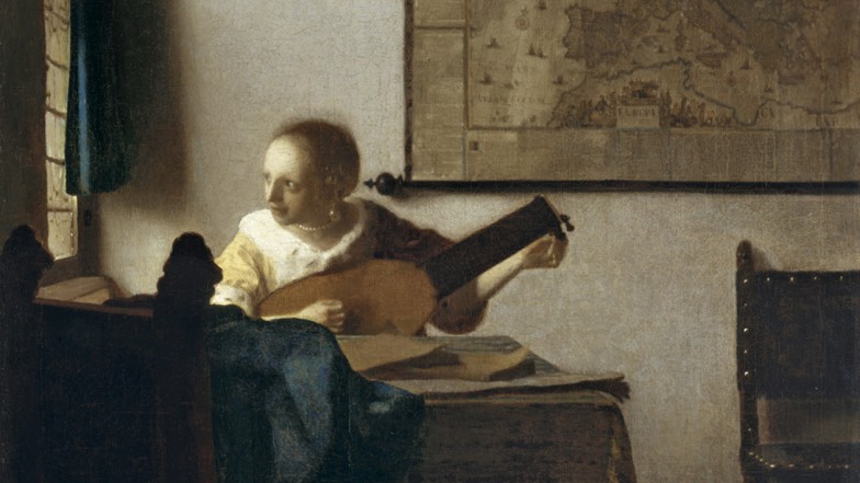 Audio: Vermeer’s "Woman with a Lute" on Loan from the Metropolitan Museum of Art, New York