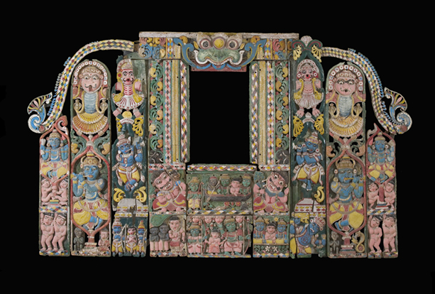 Temple Panels with Krishna