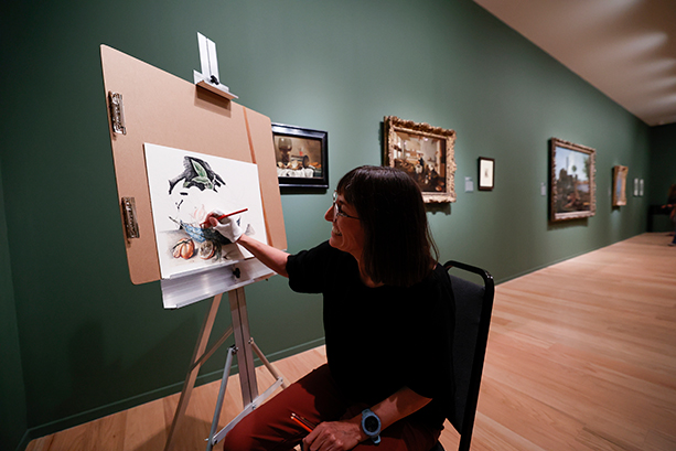 Places and Spaces: Drawing from the Norton Simon Museum Collection: Sketching on the Go