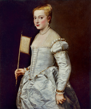 Titian’s 'Portrait of a Lady in White,' on loan from the Gemäldegalerie Alte Meister, Staatliche Kunstsammlungen Dresden