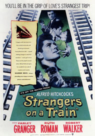 Film poster for Strangers on a Train