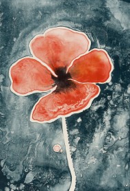 Ruth Asawa's 1965 lithograph Poppy