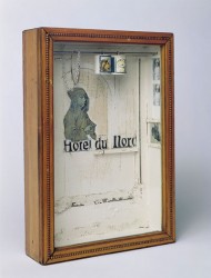 Joseph Cornell's c. 1950 assemblage titled Hôtel du Nord (Little Dürer)