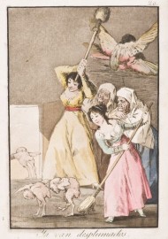 Goya's Caprichos: There They Go Plucked (i.e. Fleeced)