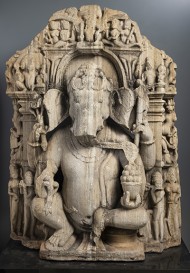 Ganesha with the Hindu Triad, 10th century