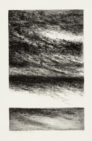 Hedda Sterne's 1967 lithograph Untitled (The Vertical Horizontals IV)