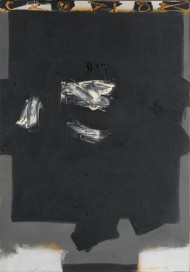 Emerson Woelffer's 1969 painting titled Black and White