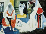 Picasso's painting of a group of women of varying poses