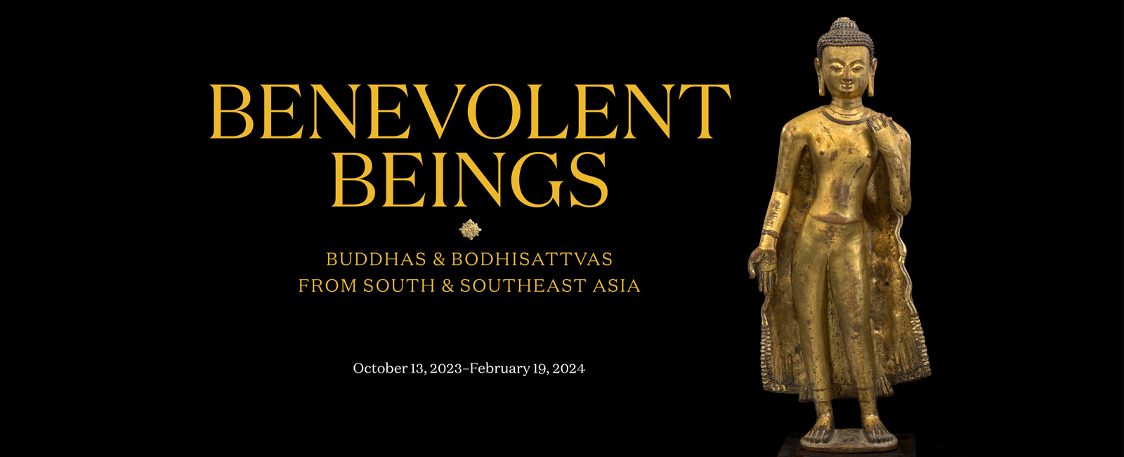Benevolent Beings exhibition promotion banner